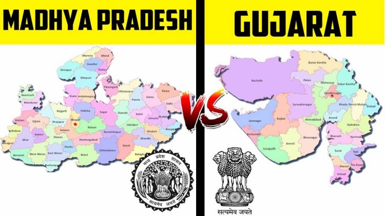 Gujarat vs Madhya Pradesh State Comparison