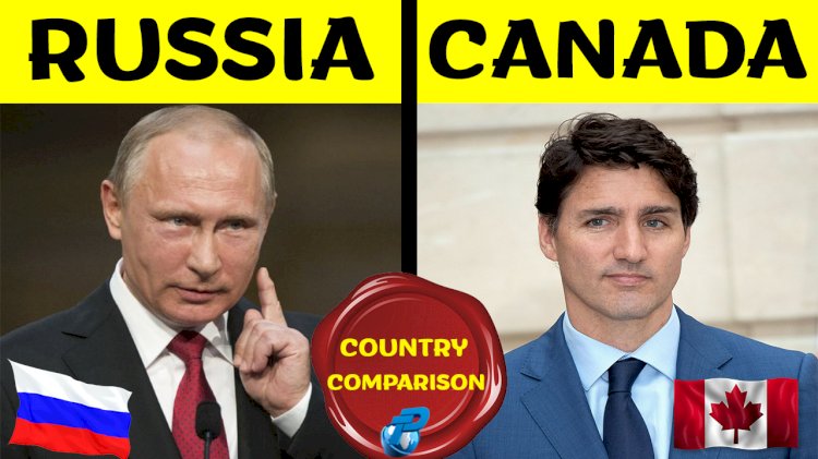 Russia VS Canada Country Comparison in Hindi