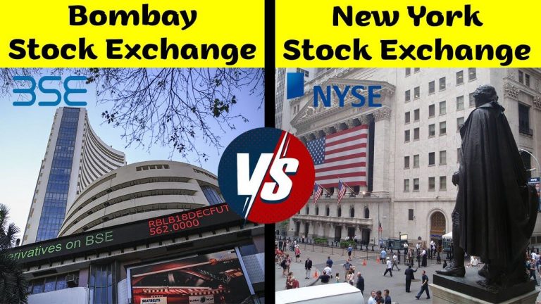 BSE VS NYSE Stock exchange comparison in Hindi