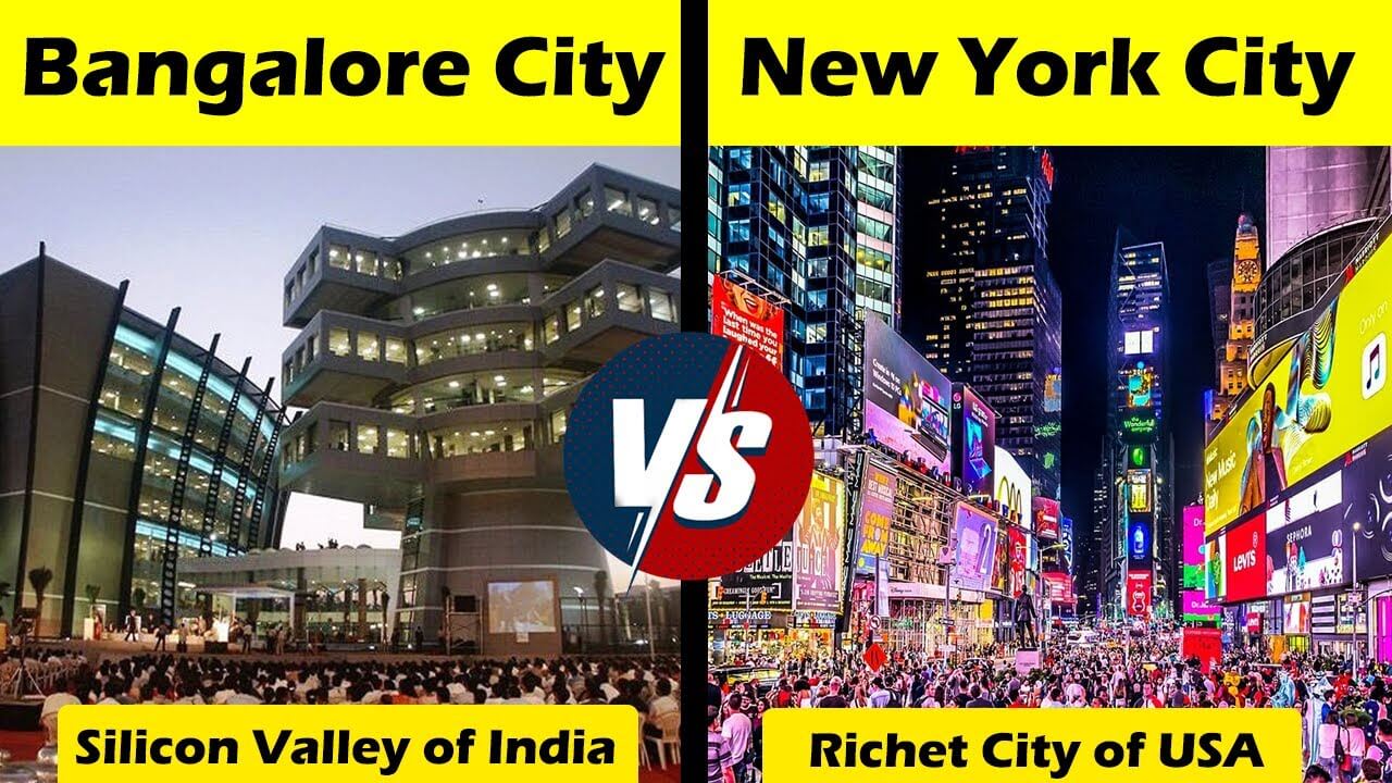Bangalore VS New York City Comparison in Hindi