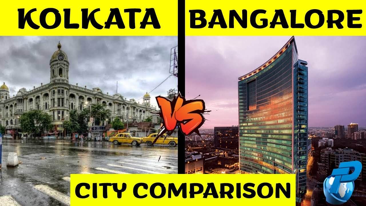 Bangalore vs Kolkata city comparison in Hindi