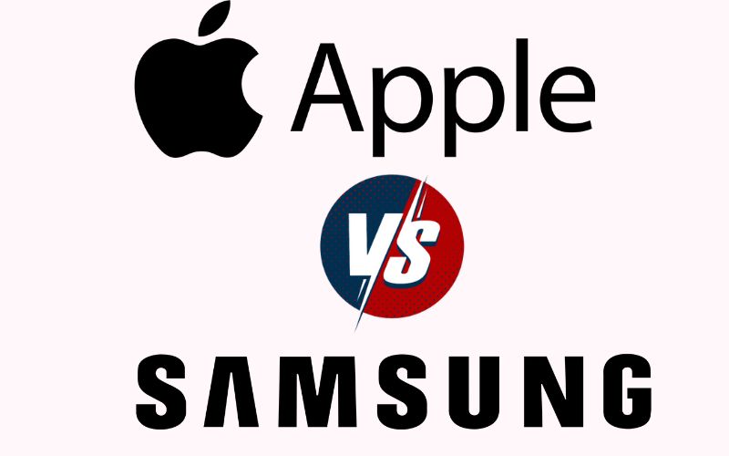 Market share of Apple VS Samsung