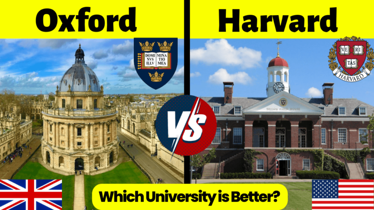 Oxford VS Harvard University Comparison in Hindi