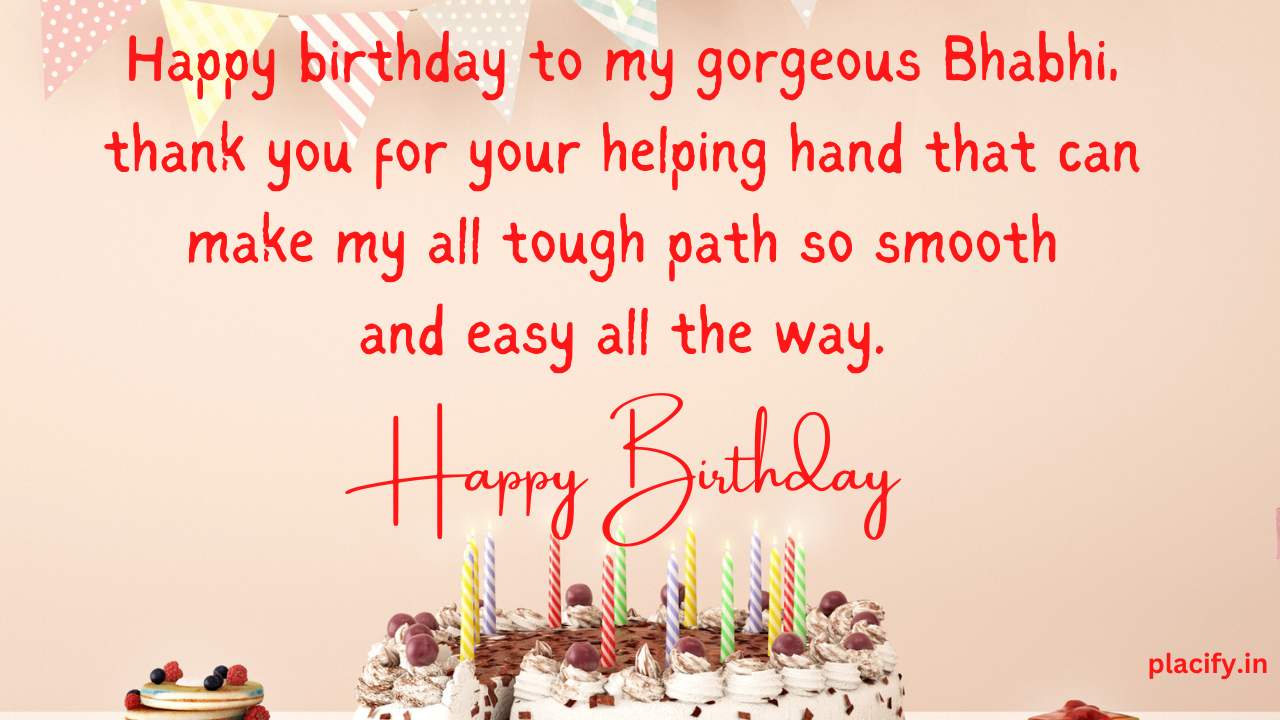 bhabhi birthday wishes in English